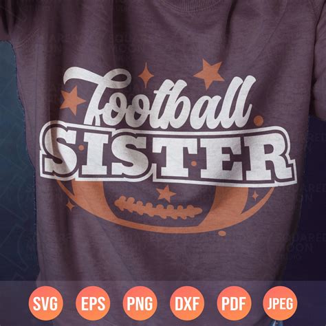 Football Sister Svg Football Svg Football Sis Png T Etsy