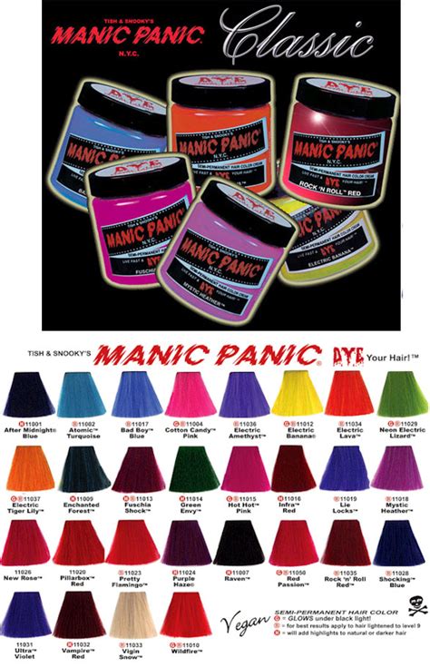 Manic Panic Colors Mlu63 Agbc