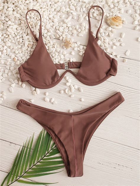 Adjustable Strap Velvet Bikini Set Artofit