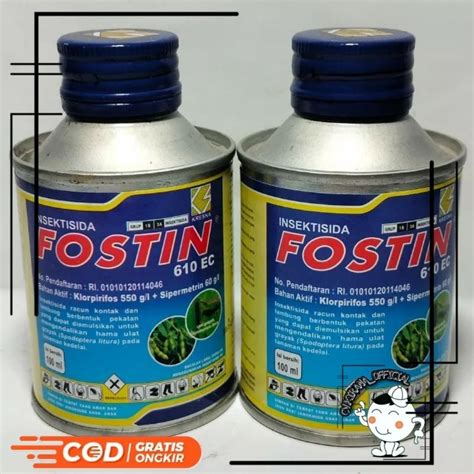 Jual FOSTIN 610 EC Obat Hama Tanaman CURACRON Kemasan 400 ML Original