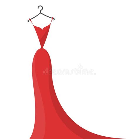 Ball Gown Red Stock Vector Illustration Of Beauty Holiday 66627063