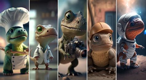 Dino Profesiones La Tendencia Viral De Crear Mini Dinosaurios Con