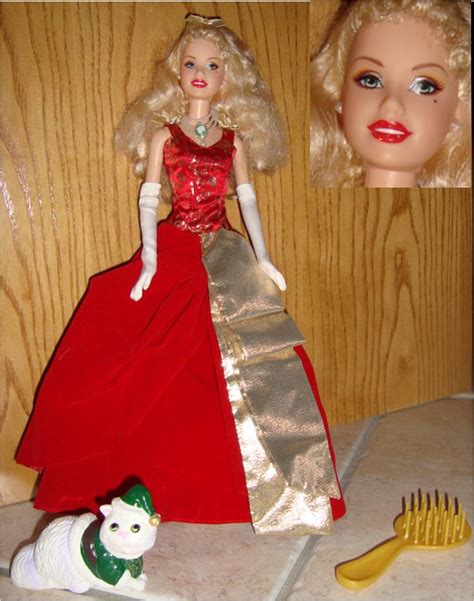 Barbie A Christmas Carol Eden Starling Doll With Cat Mattel Christmas