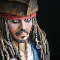 Sugar Pirates Jack Sparrow Sculpted Cake Decorated CakesDecor