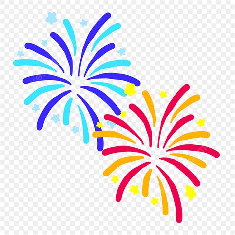 Firework Color Clipart Transparent Background, Combination Color ...