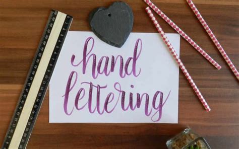 Handlettering 5 Kreative Anleitungen Teil 1 Lettering Hand