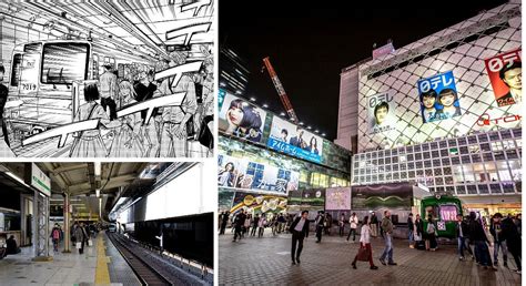 The Locations Of Jujutsu Kaisens Shibuya Arc The Layout Of Shibuya