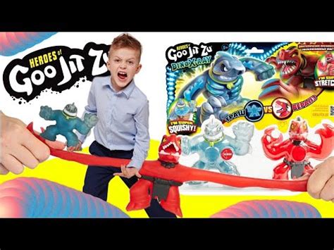 ТРАШ VS ВЕРАПС ДОИСТОРИЧЕСКОЕ ПРОТИВОСТОЯНИЕ Дино Икс-Рэй / Goo Jit Zu ...