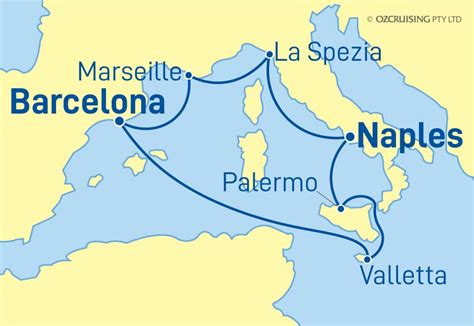 7 Night Spain France Italy Cruise On The MSC Magnifica MS25 MA