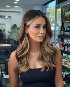 Brunette Balayage Hair Trendy Dark Caramel And Ash Highlights For Low Maintenance