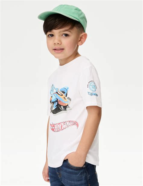 Saf Pamuklu Hot Wheels Tişört 28 Yaş Marks Spencer
