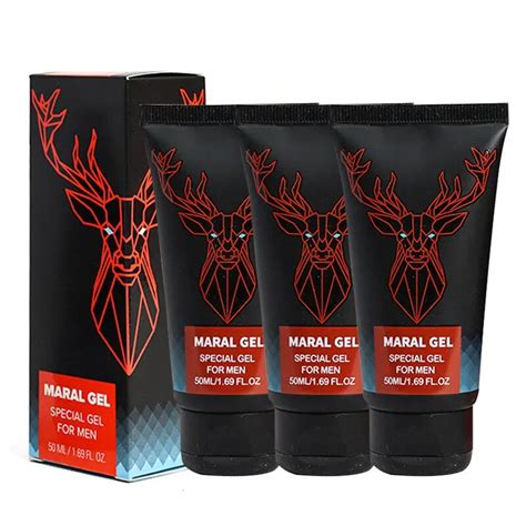 3pcs Original Russian Maral Gel 50ml Penis Enlargement Cream Cock Gel