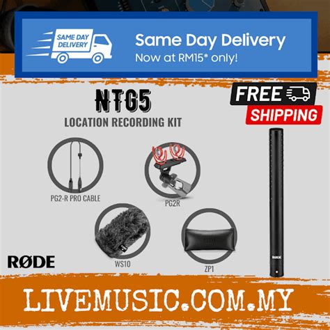 Rode NTG5 Shotgun Microphone Kit ( NTG-5 ) | Shopee Malaysia
