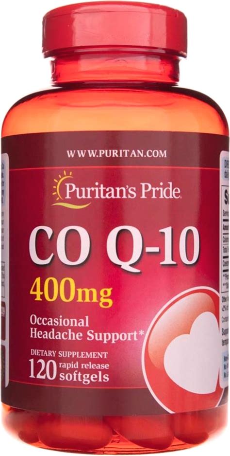 Puritan S Pride KOENZYM Q10 400mg 120 Tabl Opinie I Ceny Na Ceneo Pl