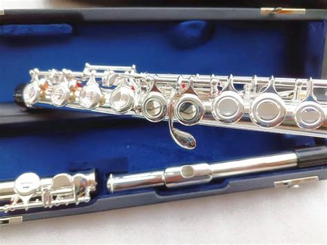 Silver Plated Flute Holes Closed C Key Flute Model Cupronickel