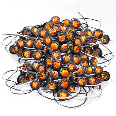 Buy MADCATZ Pack Of 200 3 4 Inch Small Round Amber 3 LED Clearance