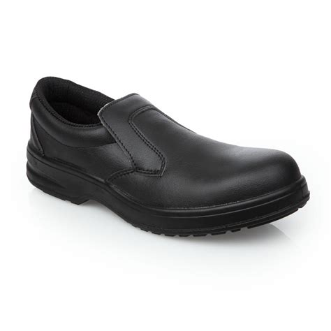 Slipbuster Lite Slip On Safety Shoes Black Kirklands