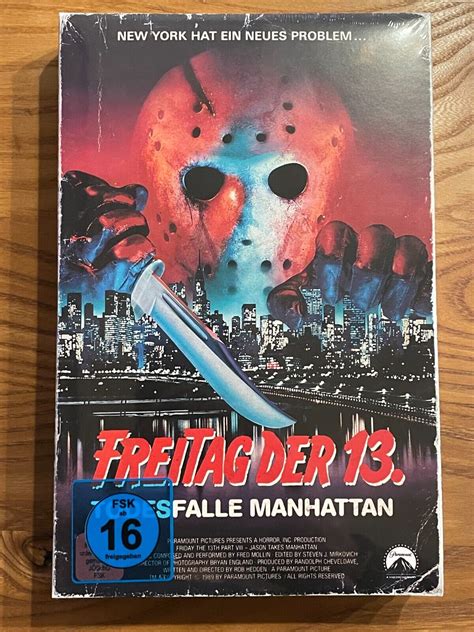 Freitag Der Todesfalle Manhattan Blu Ray In Vhs Edition Ovp Ebay