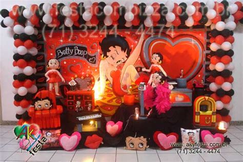 BETTY BOOP Decoracao Festas Bolo Da Betty Boop Buffet Chopp