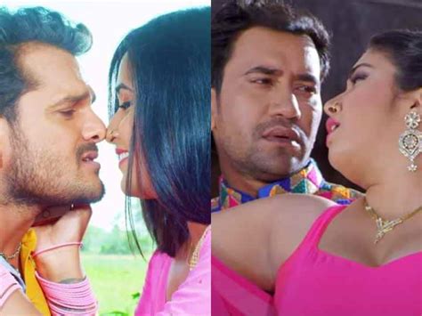 Bhojpuri Film Kissing Scene See Latest Video Of Nirahua Aamrapali Dubey