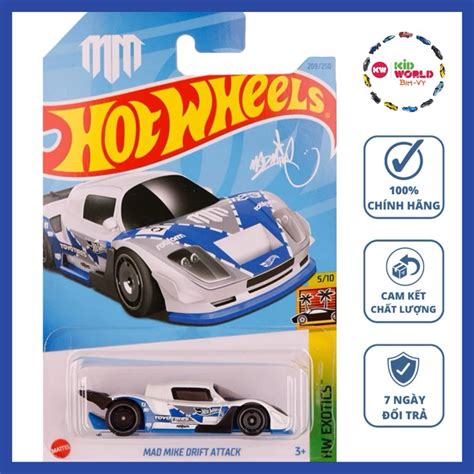 Xe mô hình Hot Wheels basic Mad Mike Drift HKG Shopee Việt Nam