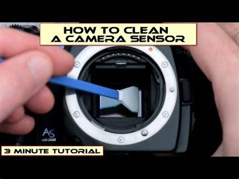 How To Clean A Camera Sensor Tutorial Youtube