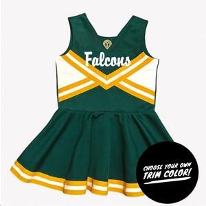 Dark Green Kids Cheer Uniform Cheer Costume Custom Cheerleading Uniform Cheerleading Costume - Etsy