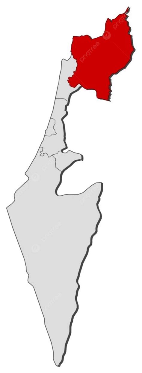 Map Of Israel Northern District Photo Background And Picture For Free ...