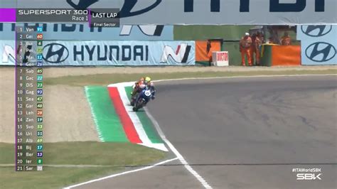 Worldsbk On Twitter Matteo Vannucci Finishes In Style To Take The Win