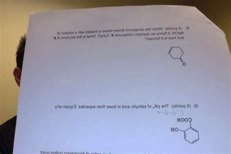 Solved The PKa Of Salicylic Acid Is Lower Than Expected Chegg