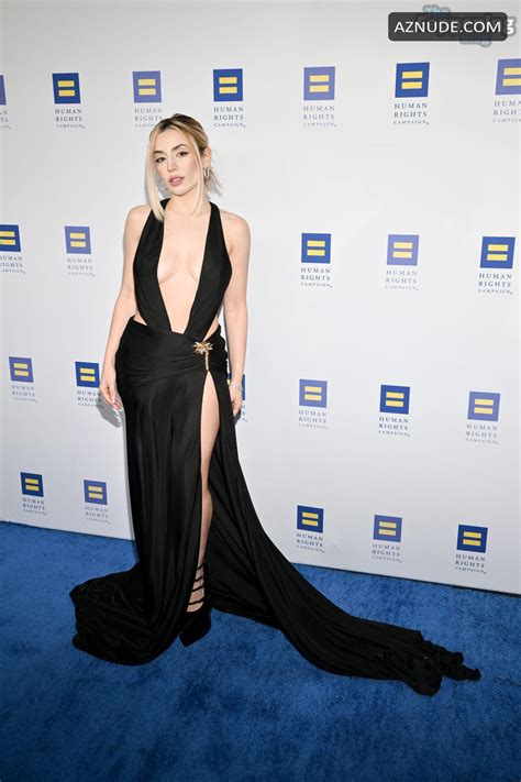 Ava Max Sexy Flashes Her Hot Tits At The Human Rights Campaign Los Angeles Dinner Aznude