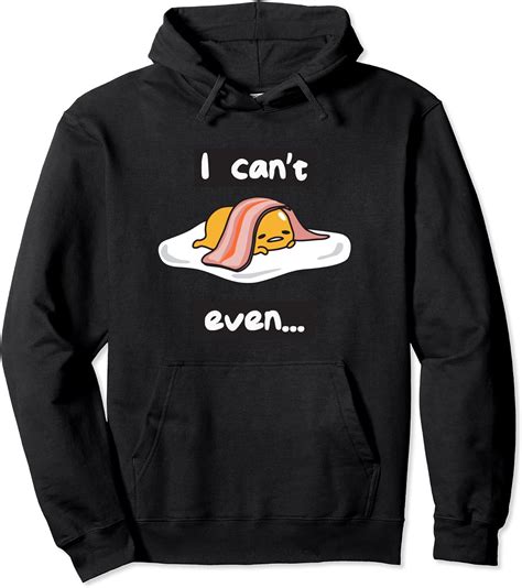 Gudetama The Lazy Egg Cant Even Hoodie Clothing Shoes