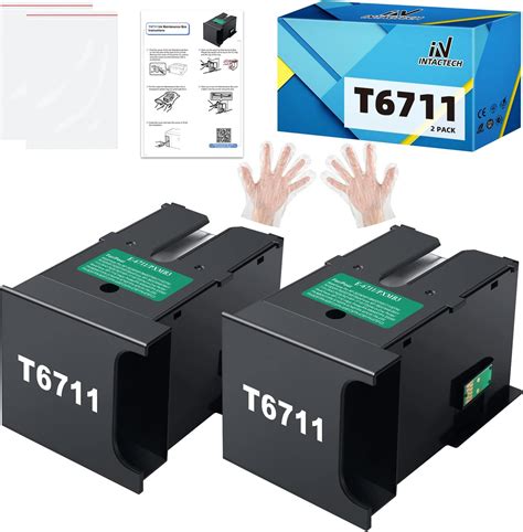 Amazon EPSON T6711 Ink Maintenance Box For Workforce WF 3520 WF