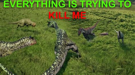 Lone Carno Trying To Live The Isle Evrima Youtube