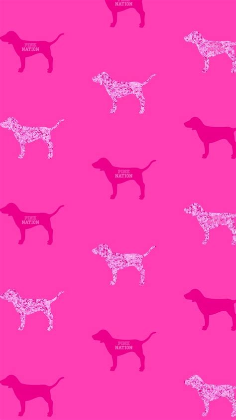 Victoria Secret Pink Vspink dog print wallpaper iPhone background 2018 | Victoria secret pink ...