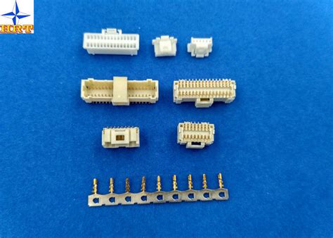 Degree Dual Row Wafer Connector With Mm Pitch Vertical Mounting