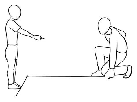 Estimation A And Performance B Of The Standing Long Jump Task