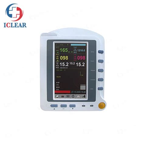 Touch Screen Portable Ambulance Multi Parameter Vital Sign Patient