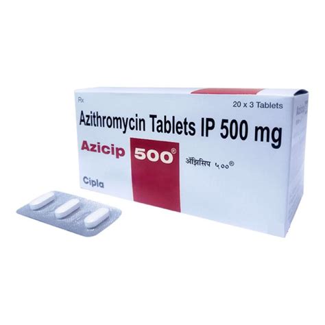 Azicip 500 Mg Azithromycin Tablets Exporter And Suppliers In Delhi