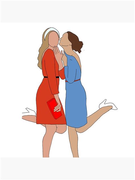 Serena And Blair Sticker For Sale By Lola Simpson123 Redbubble