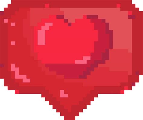 Pixel Art Heart Love And Valentine Vector Illustration 26273345 Vector