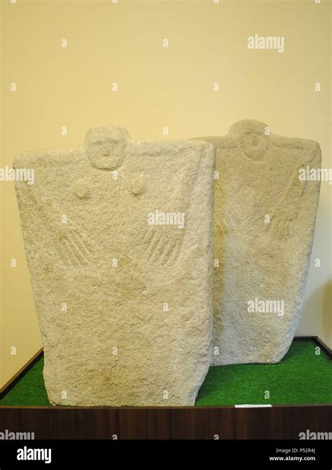 Les St Les De Pierre Anthropomorphes Ou Statue Menhirs Situ Dans Des