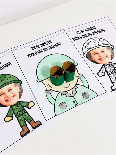 Atividade Interativa Dia Do Soldado - Atividade Interativa – Dia do Soldado – Ideias da Profe Materiais ...