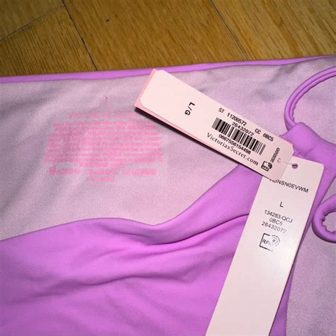 Victoria S Secret Swim Nwt Vs Side Tie Bikini Bottom Size L Poshmark