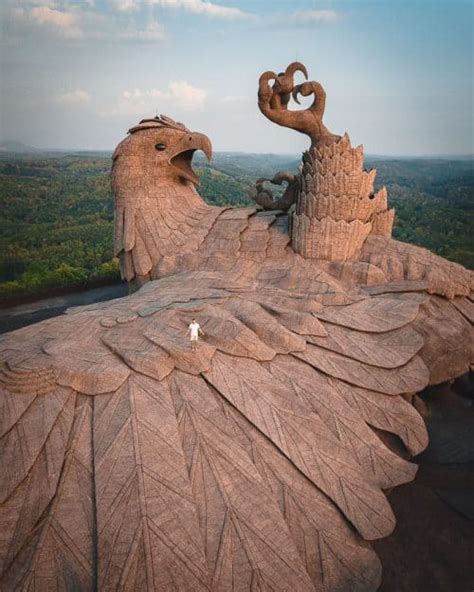 JADAYUPARA IN KERALA - World's Largest Bird Statue | Jonny Melon