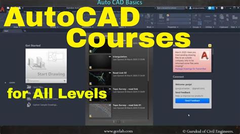 Autocad Courses For All Levels Youtube