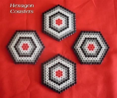 Hama Bead Hexagon Board Designs