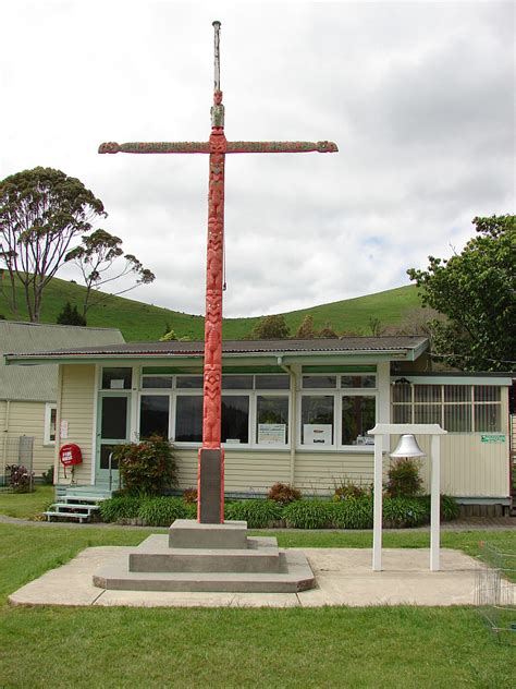 Pukehina Native School Flagpole Memorial