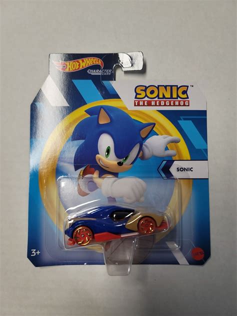Hot Wheels Sonic The Hedgehog Character Car Sega Values Mavin