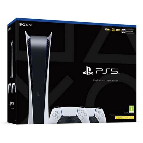 Купить Sony PlayStation 5 Digital Edition 825GB + DualSense Wireless ...